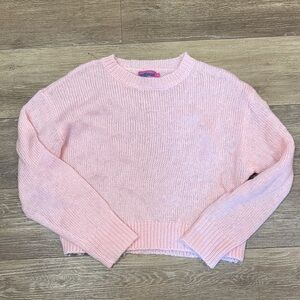 Edikted Light Pink Crew Neck Sweater